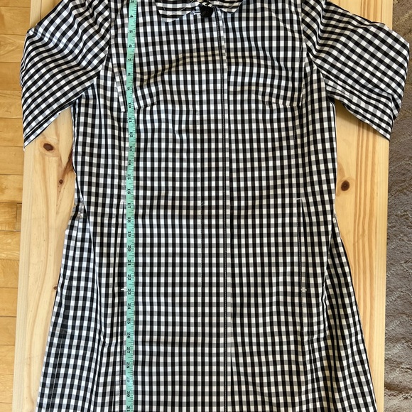 Talbots Black and White check raincoat - Picture 5 of 5